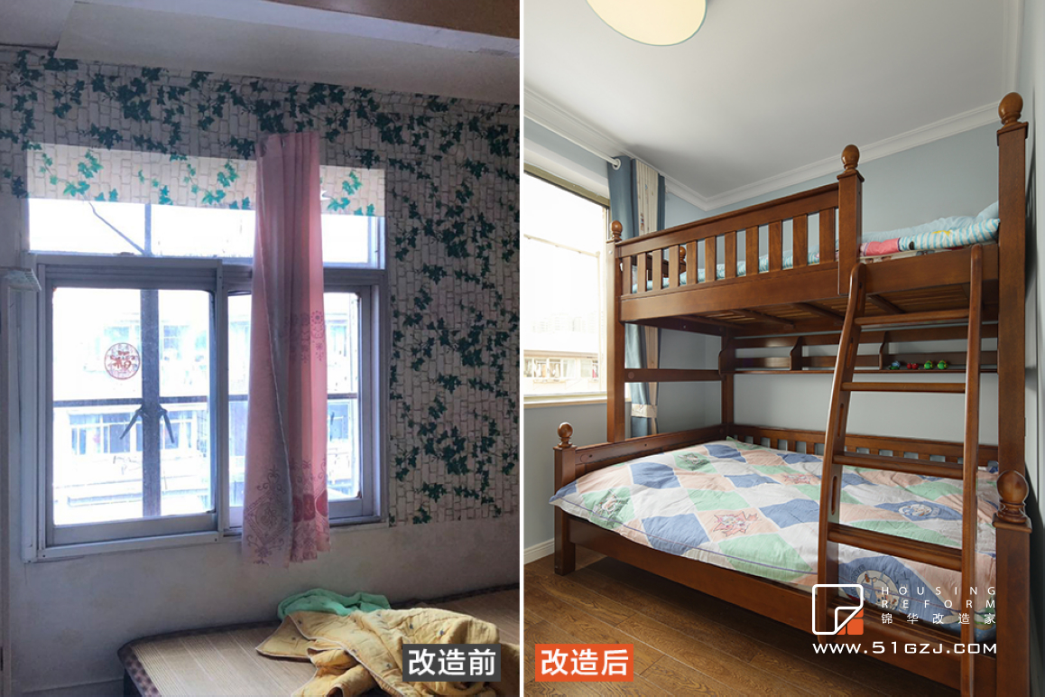 清新家园老房装修-55平米-现代简约装修-小户型-现代简约